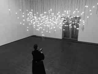 *Egregor,* Light Installation, Vasyl Grublyak, 2022