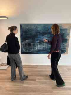 Olivia Aherne mit Sabine Wewer, Foto: KH Bremen