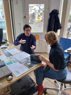 Lisa Le Feuvre mit Kuo Wei Lin, Foto: KH Bremen