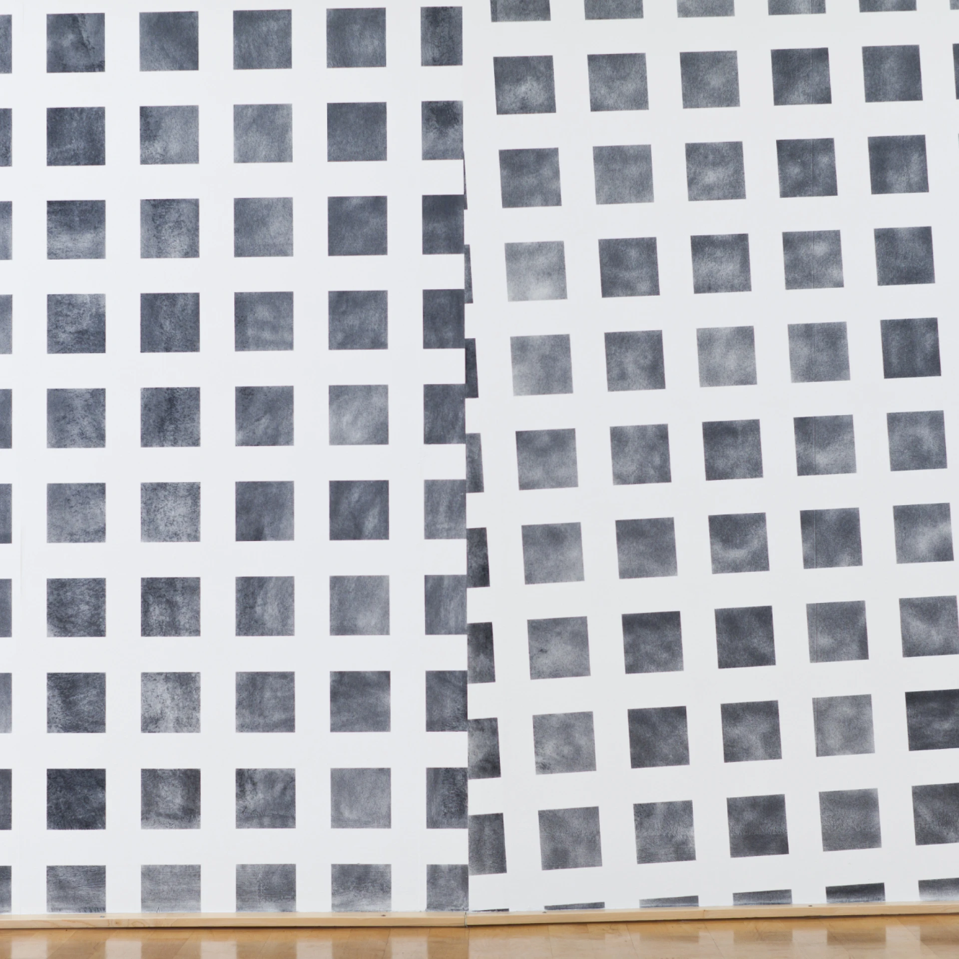*Knick Knick*, 2012, 300 x 1500 cm, Graphit auf Wand, Paula-Modersohn-Becker Museum (Detail), Foto: freiraumfotografie