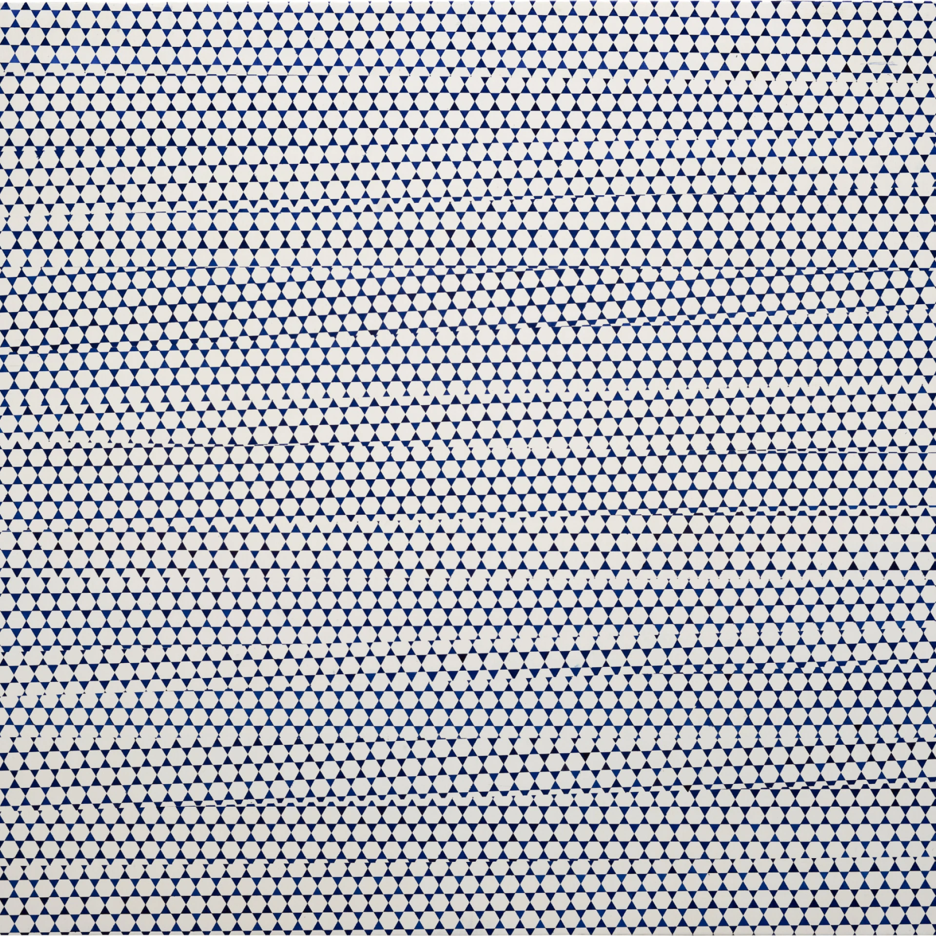 *Pli 0518*, 2018, 100 x 120 cm, Acryl/Leinwand auf Holzkörper, Foto: Jens Weyers