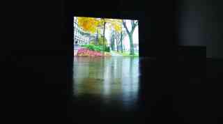 *Das Blatt*, 2012
Videoinstallation (Loop), 09:57min.