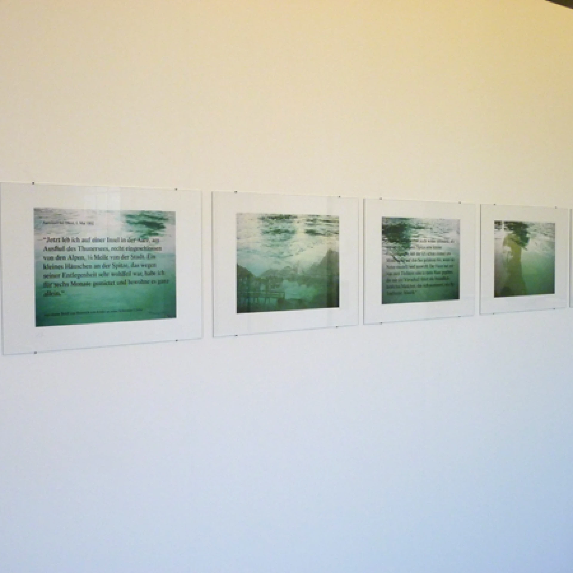 *An der Aare #03 *,
Inkjetdrucke,
Kleistprojekt in Thun/Schweiz, 2011