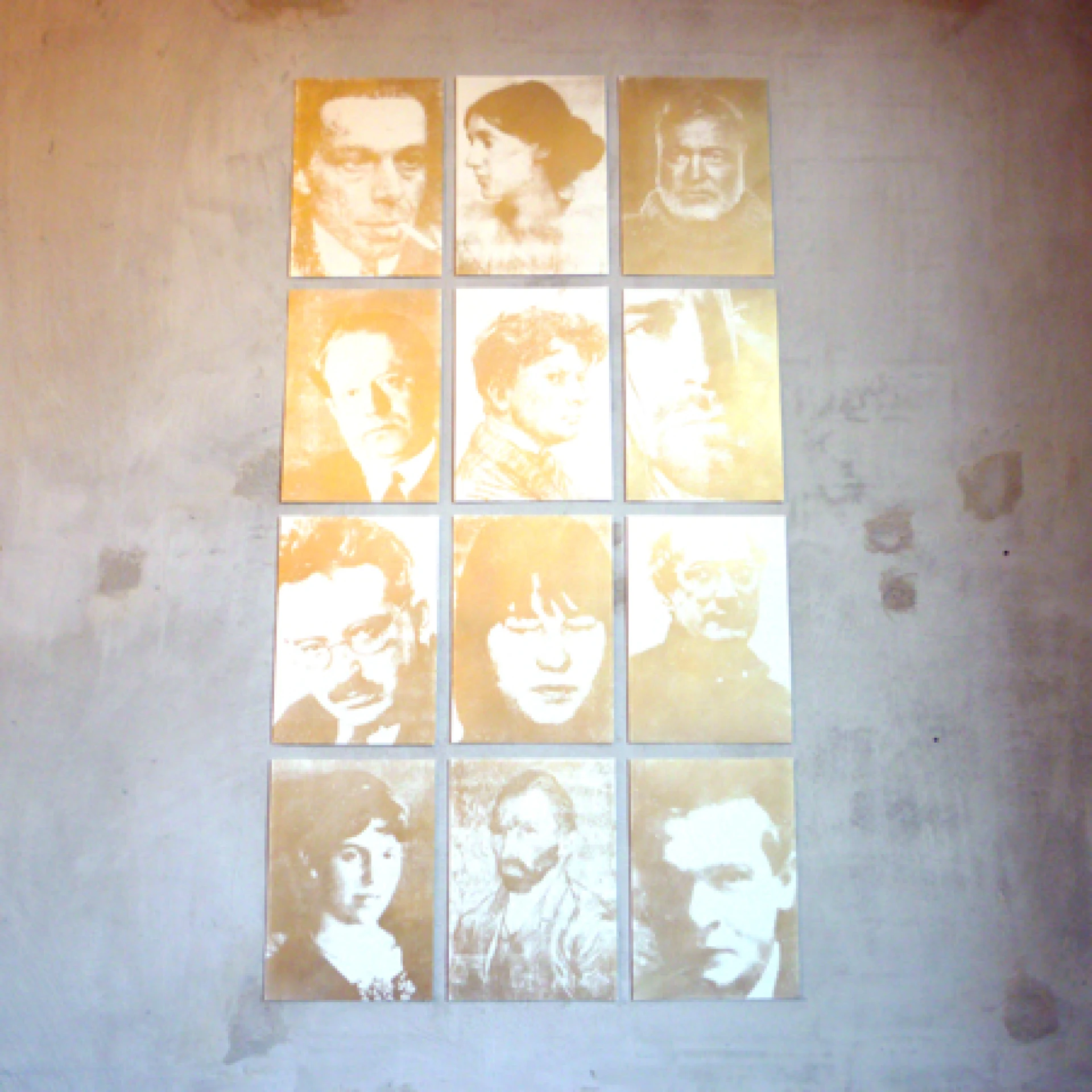 *An der Aare #02* //Stars
Goldpigment auf Papier
Kleistprojekt in Thun/Schweiz, 2011