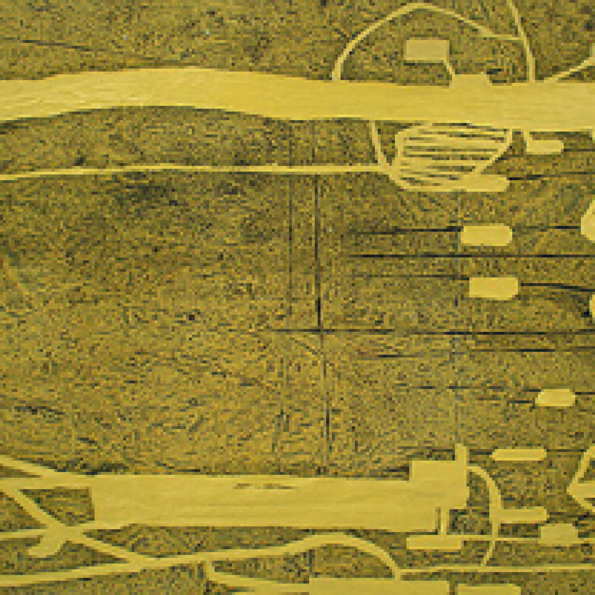 *o.T.*, 2008, oil paint, graphite and wax on paper, 42 x 70 c