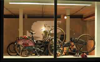 *GESAMMELTES I – Bicycles*, 2019
With Stefan Demming, Kunsthalle Weseke, Photo: Demming/Rieken