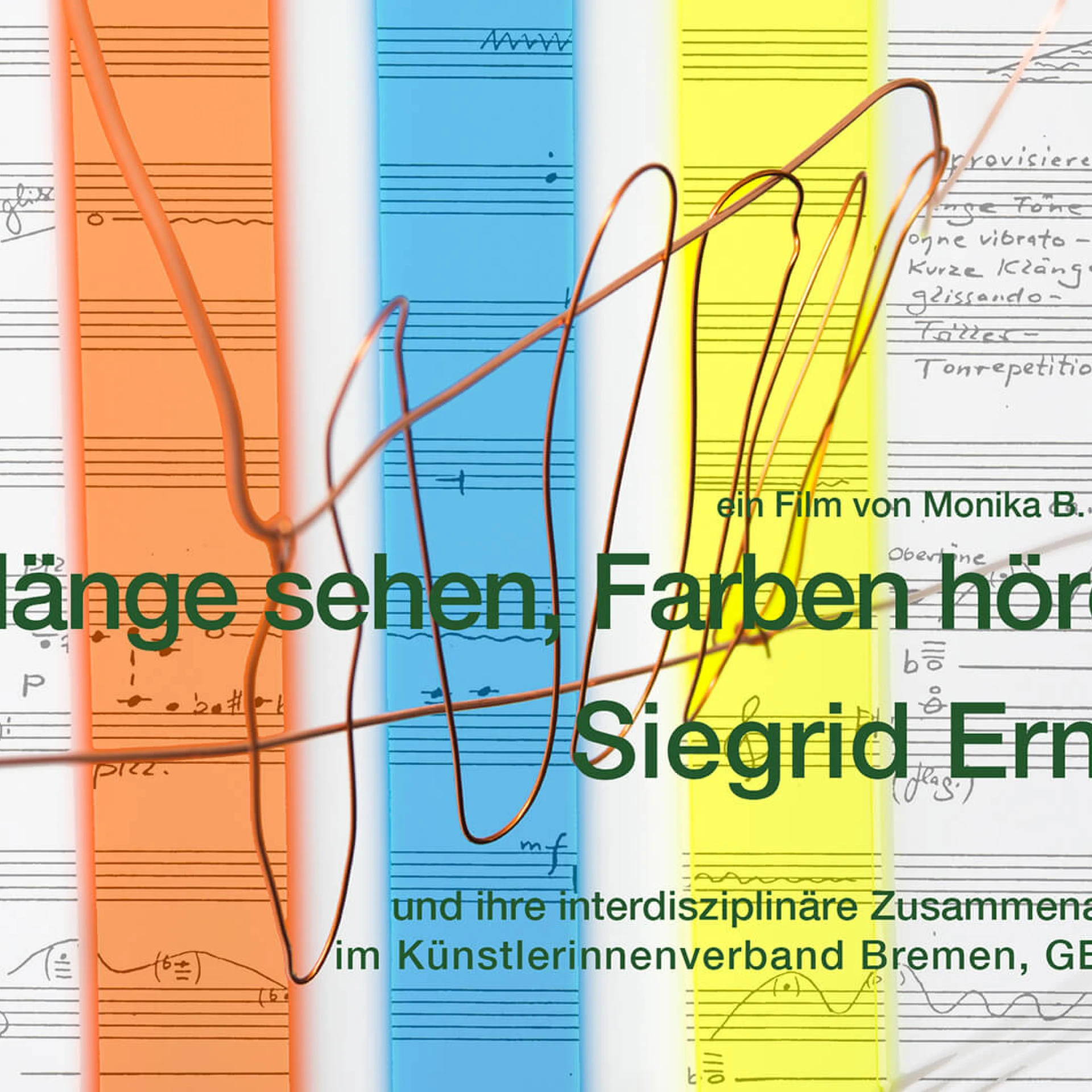 *Klänge sehen, Farben hören - Portrait Siegrid Ernst*
Portraitfilm, 55 min., 2024