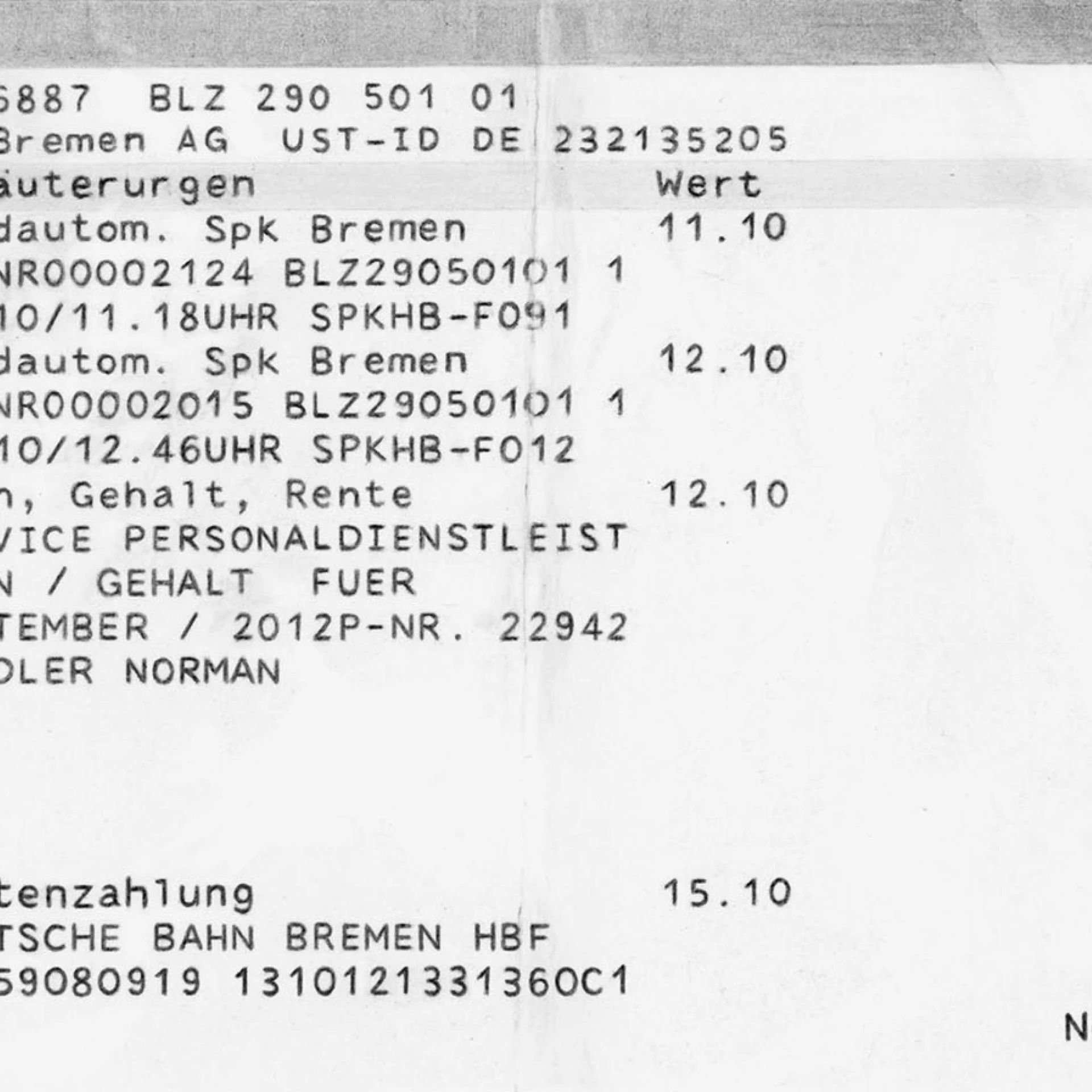 *Auszug 3 (aus: AS EVERY DAY)*, 2013, Bleistift/ Bristolkarton, 10,6 x 20,9 cm