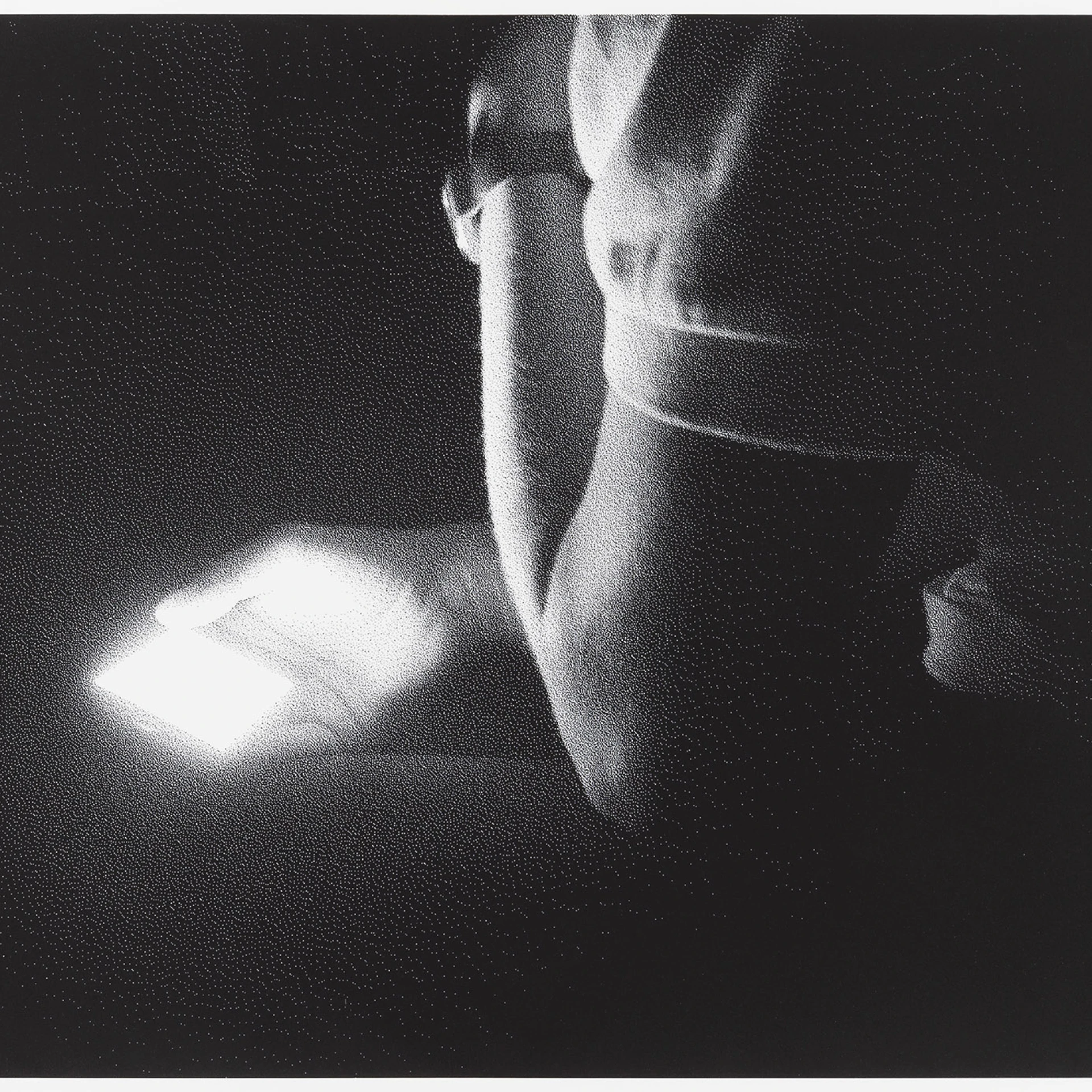 *Ohne Titel (aus: LIGHTS)*, 2014, Siebdruck/Papier, 50 x 65 cm