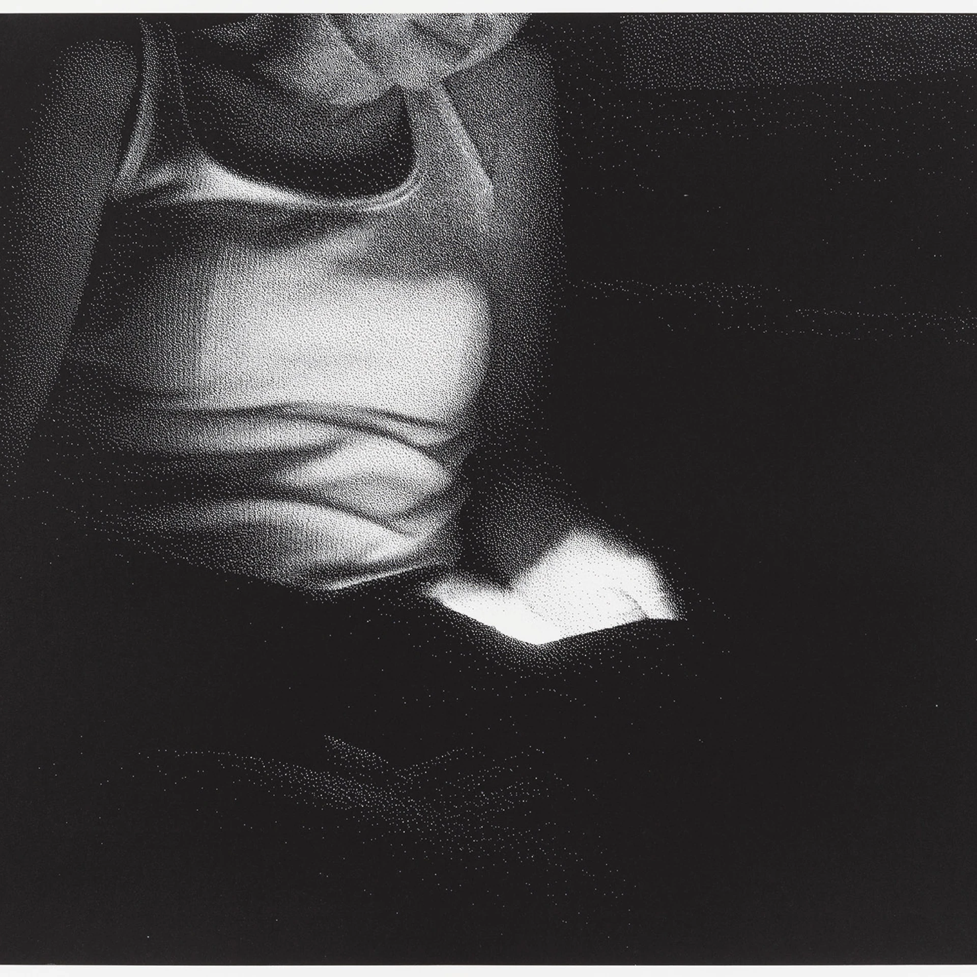 *Ohne Titel (aus: LIGHTS)*, 2014, Siebdruck/Papier, 50 x 65 cm